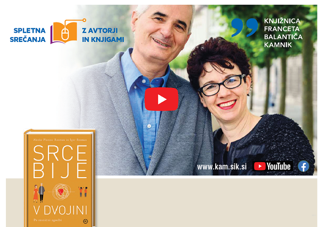Alenka Planinc Rozman, Igor Rozman | Pogovor o knjigi Srce bije v dvojini