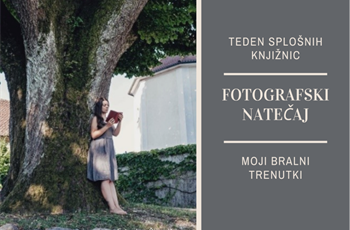 Fotografski natečaj "Moji bralni trenutki"