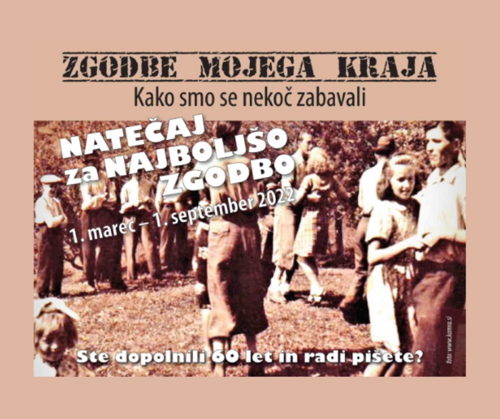 ZGODBE MOJEGA KRAJA: Kako smo se nekoč zabavali – natečaj za najboljšo zgodbo