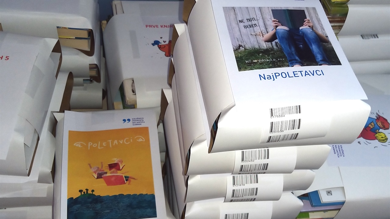 Bralni paketi tudi za Poletavce in Najpoletavce