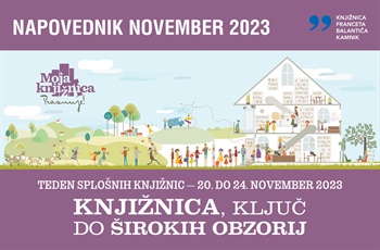 Napovednik dogodkov v novembru 2023