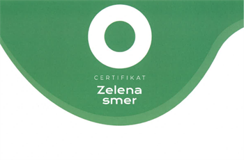 Prejeli smo certifikat ZELENA SMER