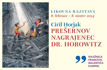 Prešernov nagrajenec Ciril Horjak razstavlja v kamniški knjižnici