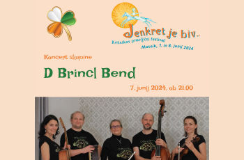 Križnikov festival | D Brincl Bend: koncert etno irske glasbe