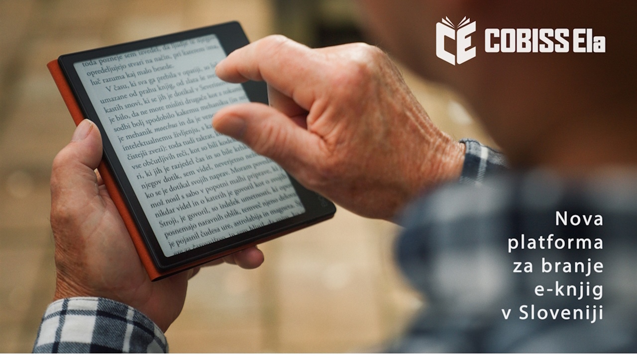 COBISS Ela: platforma za izposojo e-knjig
