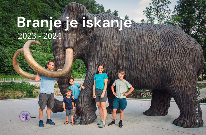 Zaključek in nagrajeni družini projekta Branje je iskanje