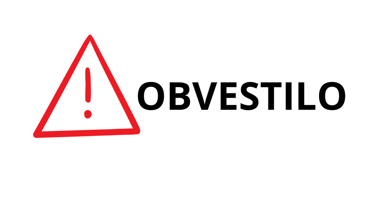 OBVESTILO: Nenavadna SMS obvestila
