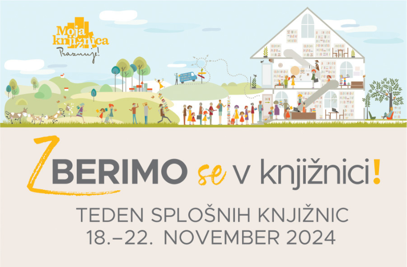 Teden splošnih knjižnic, 18. do 22. november 2024