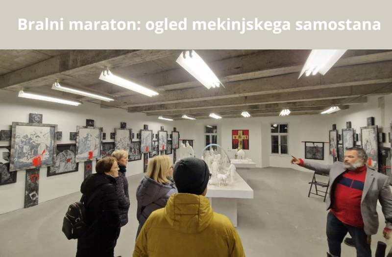 Bralni maraton: ogled mekinjskega samostana