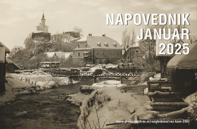 Napovednik dogodkov v januarju 2025