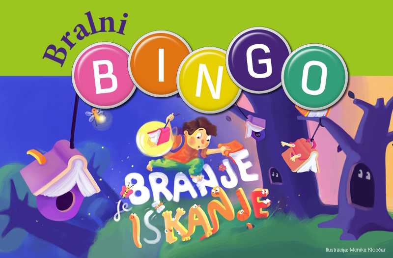 Branje je iskanje 2025: Bralni bingo