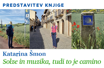 Predstavitev knjige z avtorico | Katarina Šmon: Solze in muzika, tudi to je camino