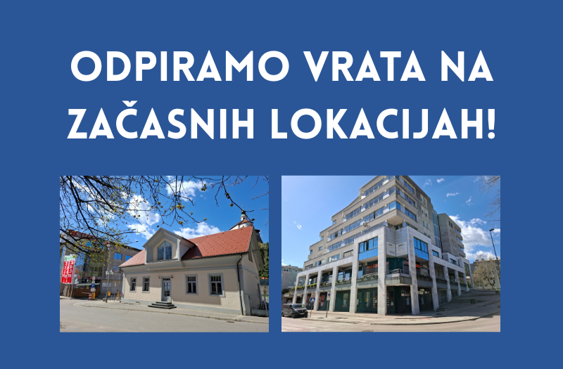 Odpiramo vrata na začasnih lokacijah