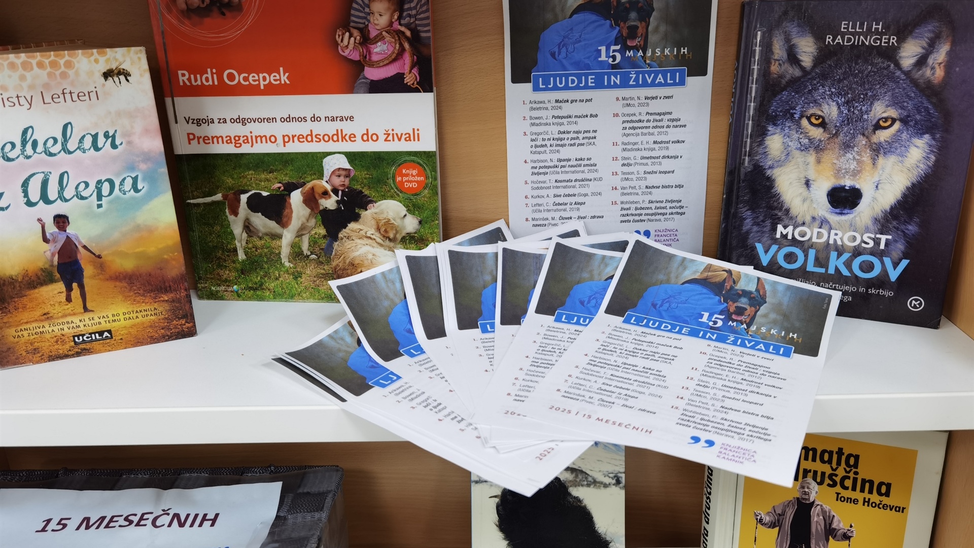 15 MESEČNIH: Ljudje in živali