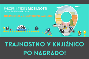 Od 2. junija do 30. oktobra 2025 trajnostno v knjižnico po nagrado