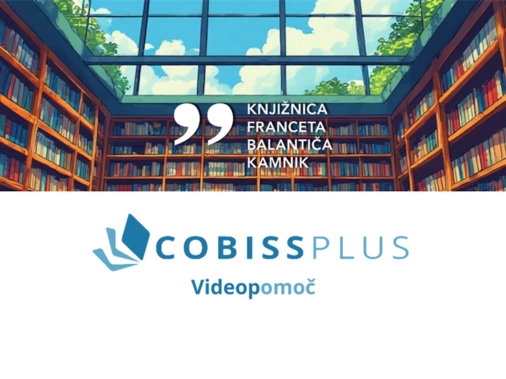 Videopomoč: COBISS Plus