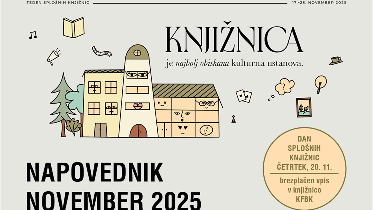 Napovednik dogodkov | november 2025