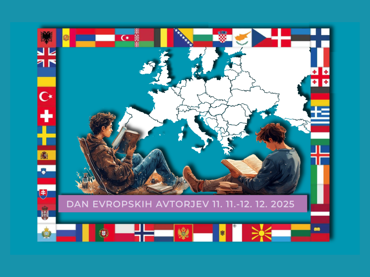 Dan evropskih avtorjev 2025 tudi v Knjižnici Franceta Balantiča Kamnik
