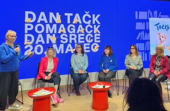 Društvo za terapijo s pomočjo psov Tačke pomagačke predstavilo knjigo Tačko