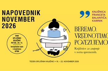 Napovednik | Dogodki v novembru 2026