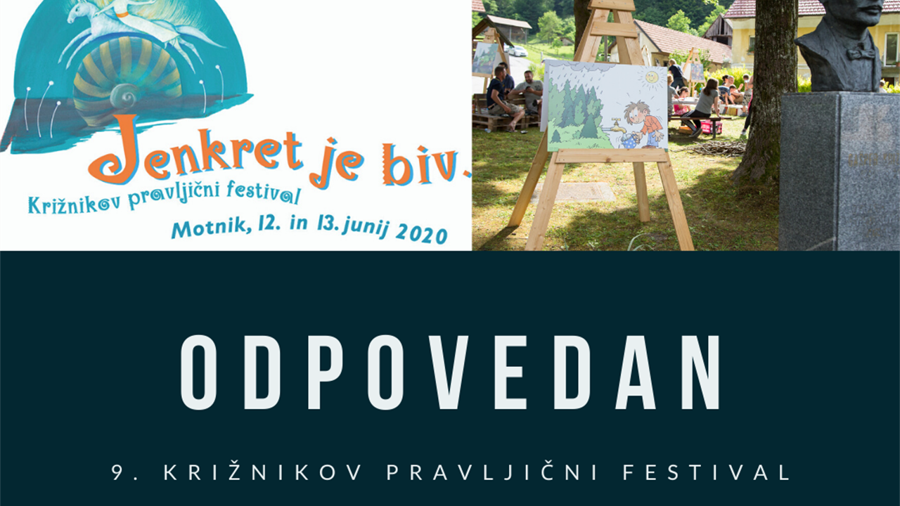 Odpoved Križnikovega pravljičnega festivala
