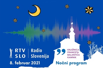 Kamniška knjižnica gostja nočnega programa Radia Slovenija 8. februarja 2021